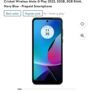 New! Cricket wireless moto g play phone
